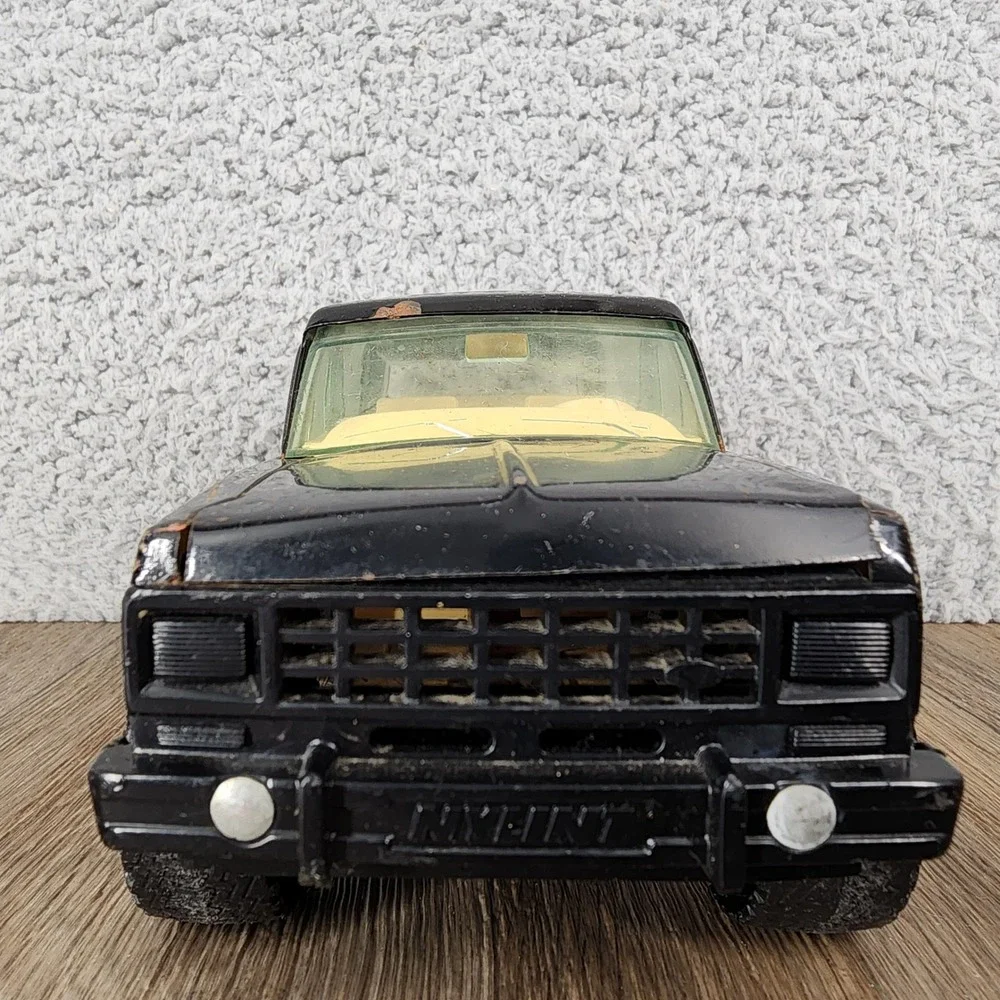Vintage Nylint Ford Bronco II 4x4 Pressed Steel Toy Truck Black Sunset Graphics